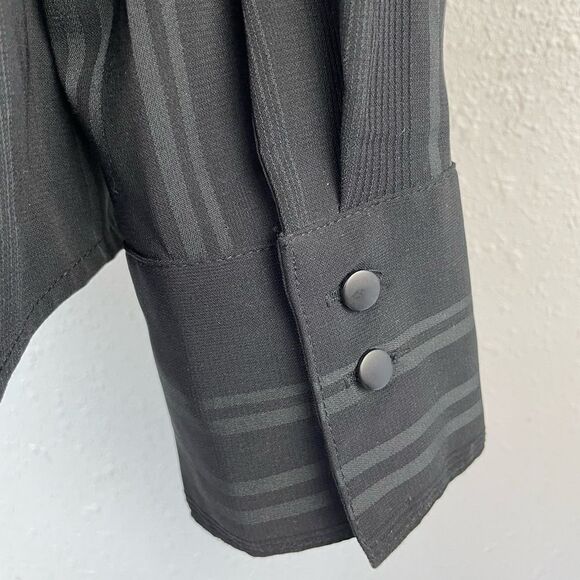 East 5th Black Button Down Dress Shirt Size L EUC - Picture 6 of 7